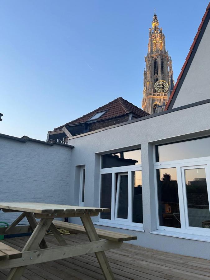 Rooftop Apartment With 60M Terrace Overlooking The Cathedral Antwerpen Kültér fotó